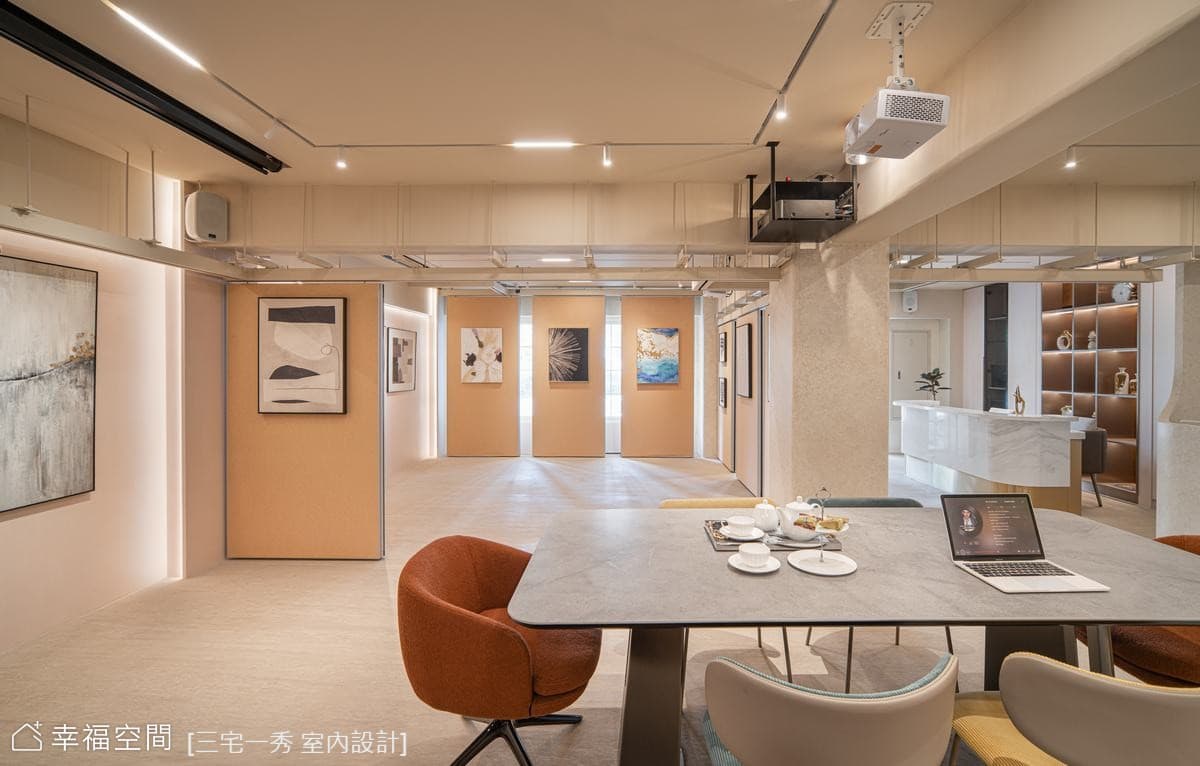現代藝術展牆設計