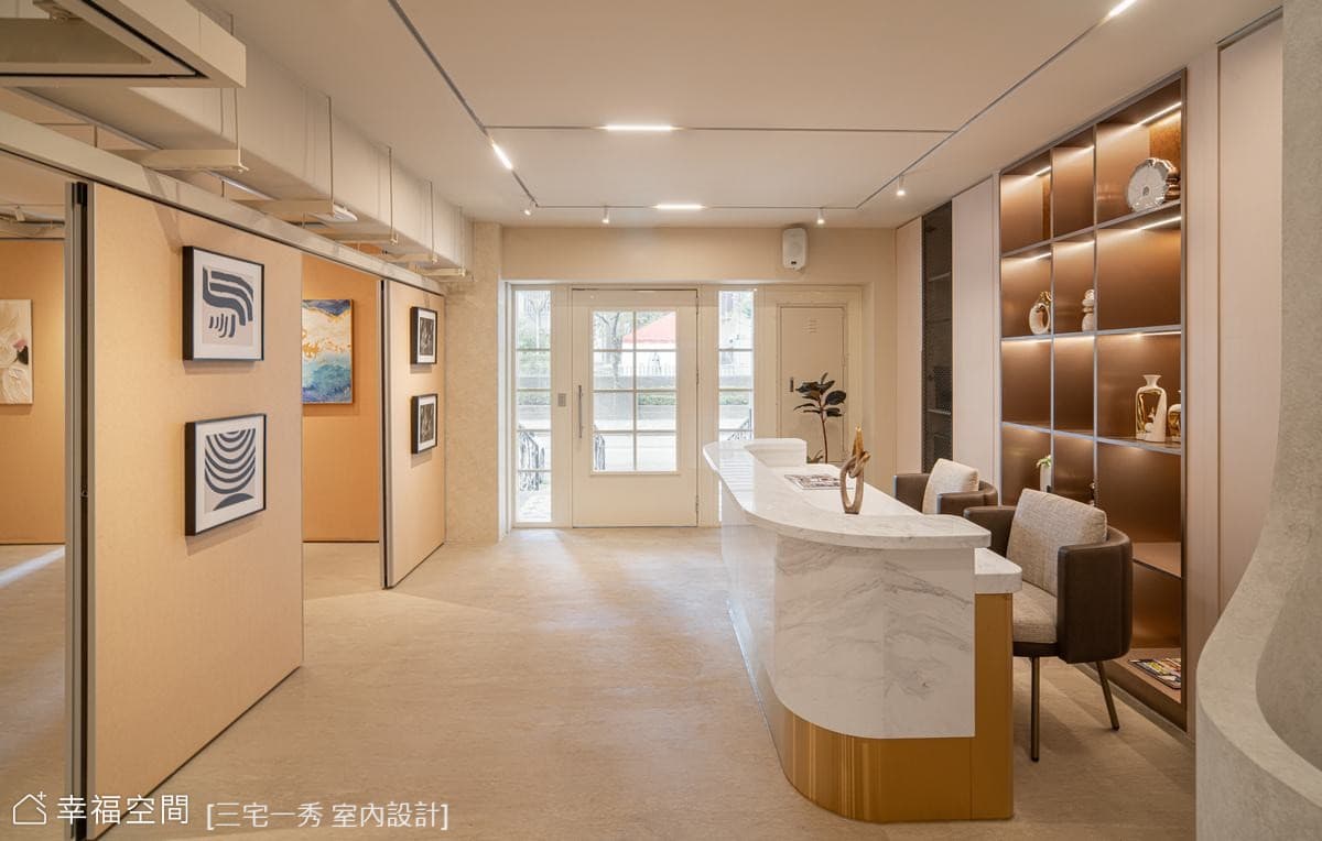 現代商用空間石材櫃檯