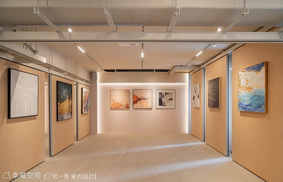 現代藝術畫作展示