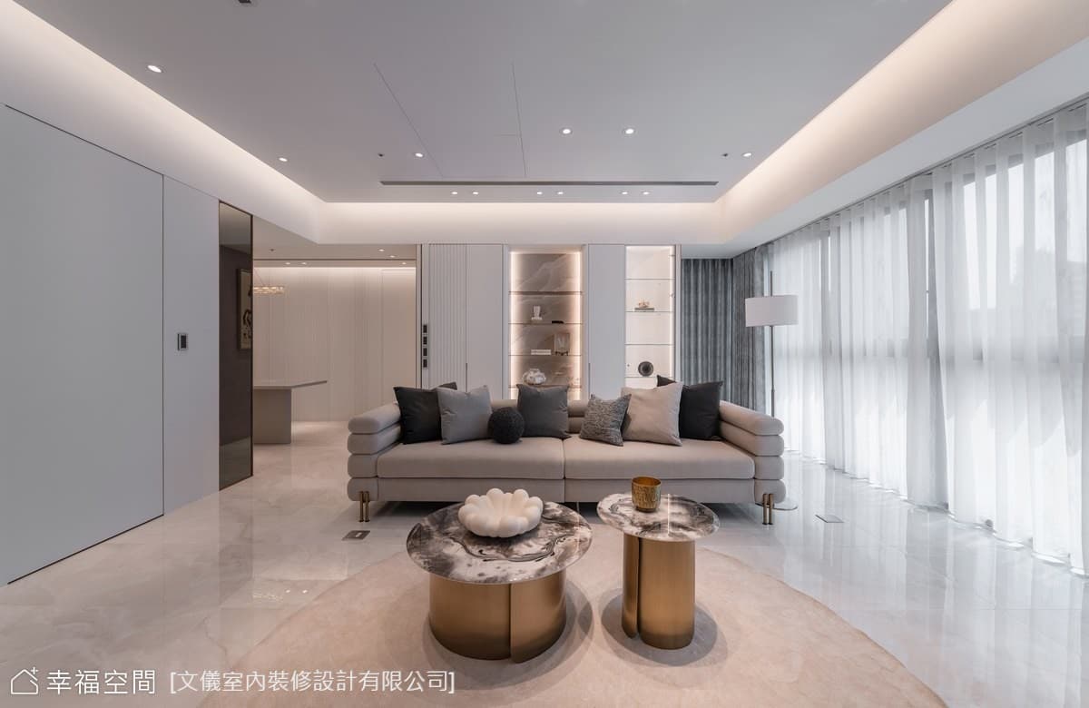 現代風客廳開放式設計