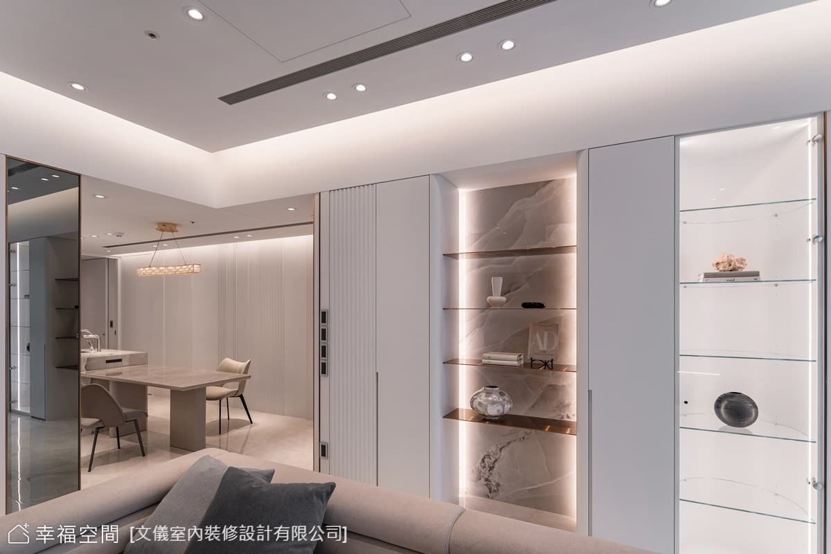 現代風格客餐廳開放設計