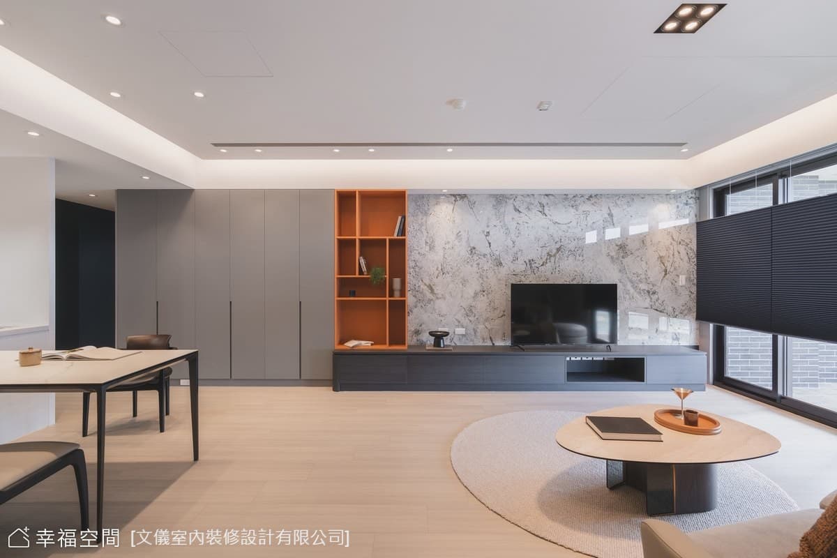 現代風客廳開放式設計