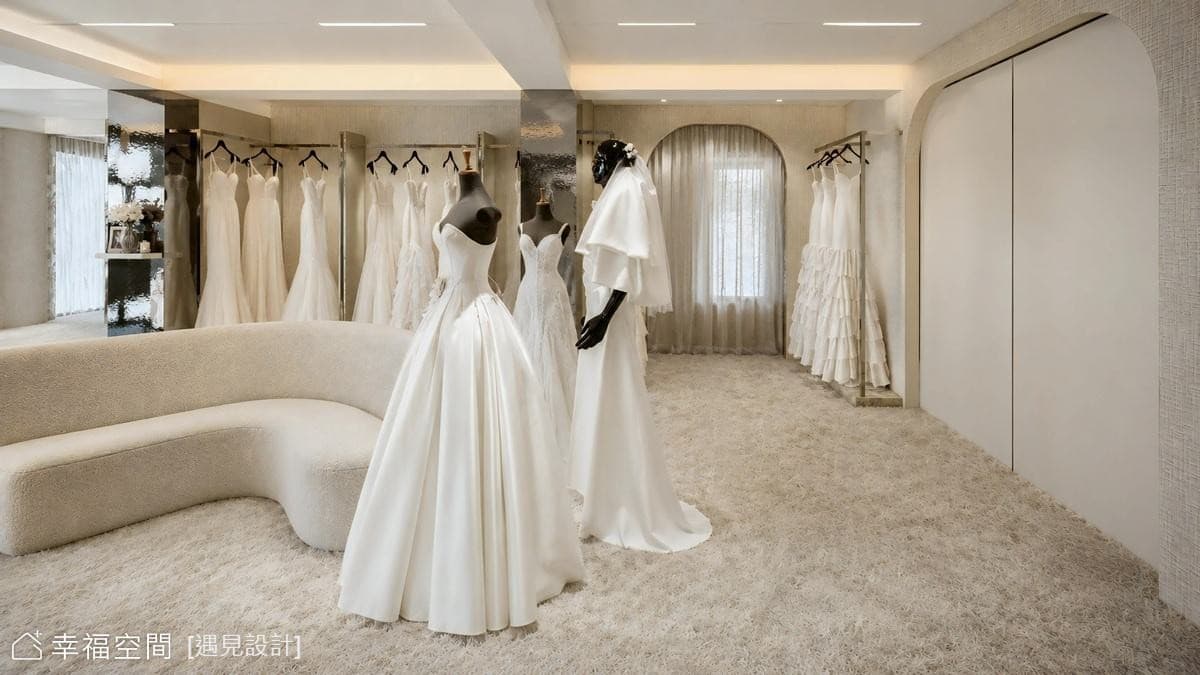 現代商用空間弧形設計