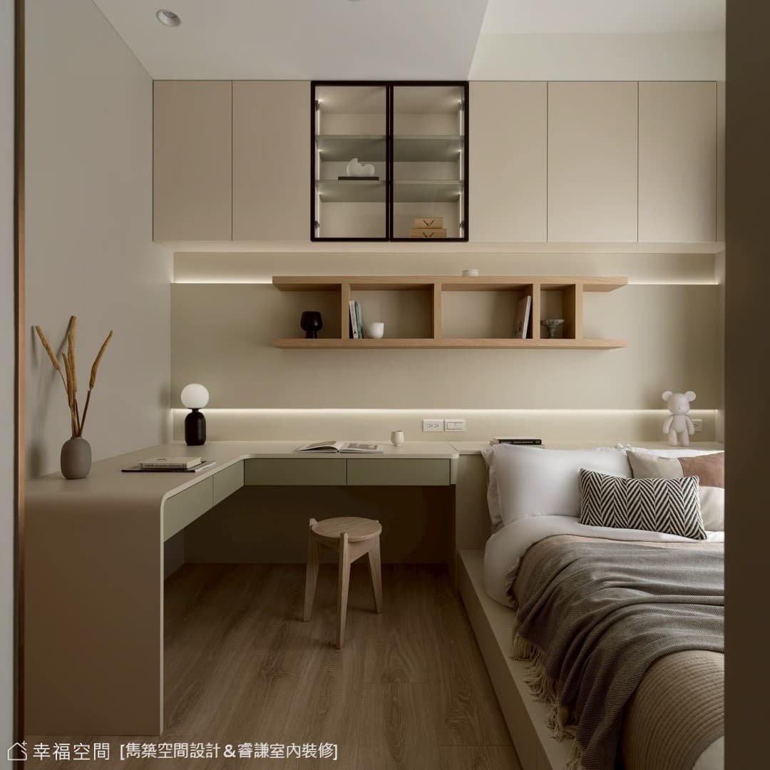 現代風臥室書房簡約設計