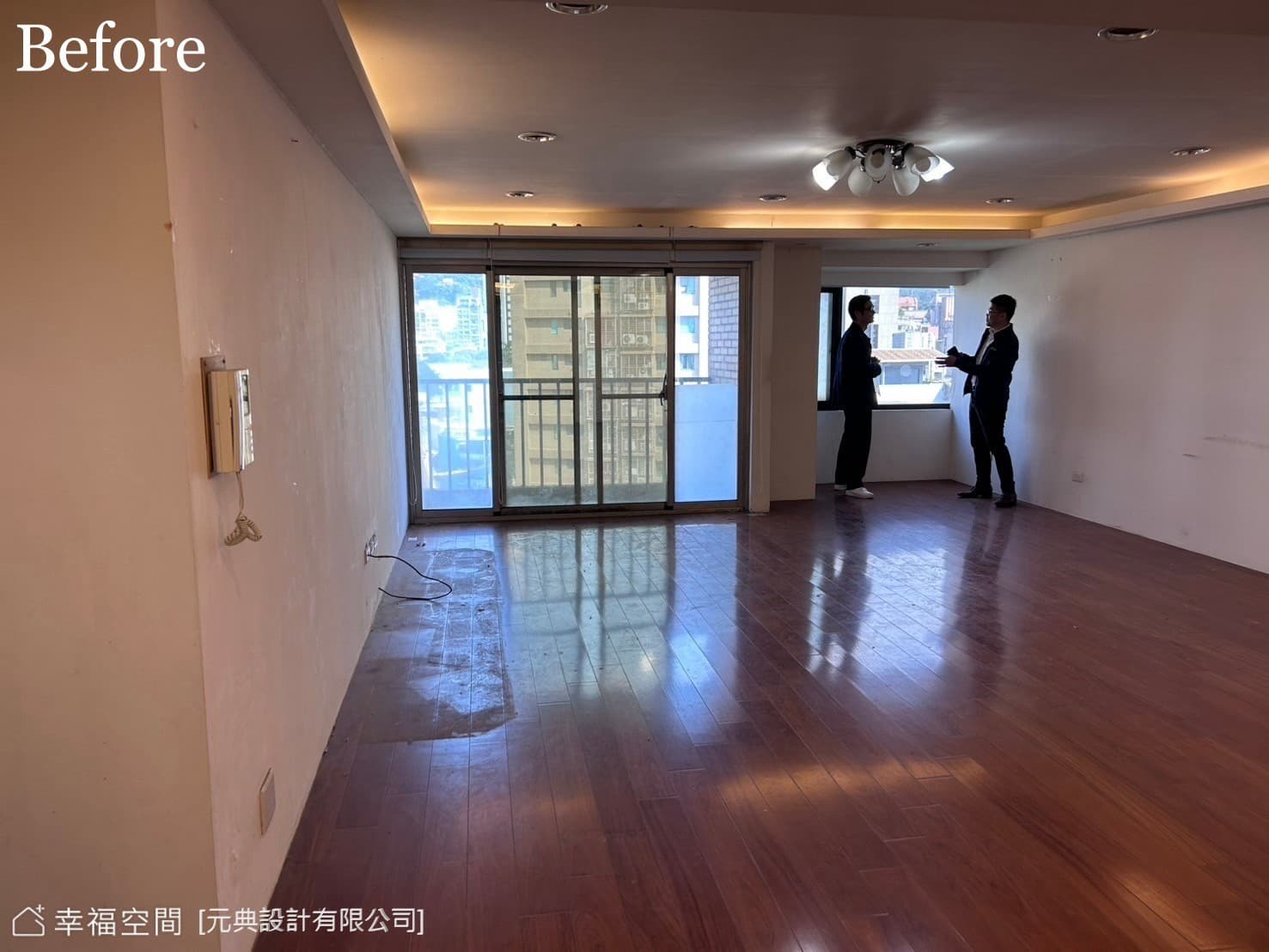 現代風客廳開放式陽台