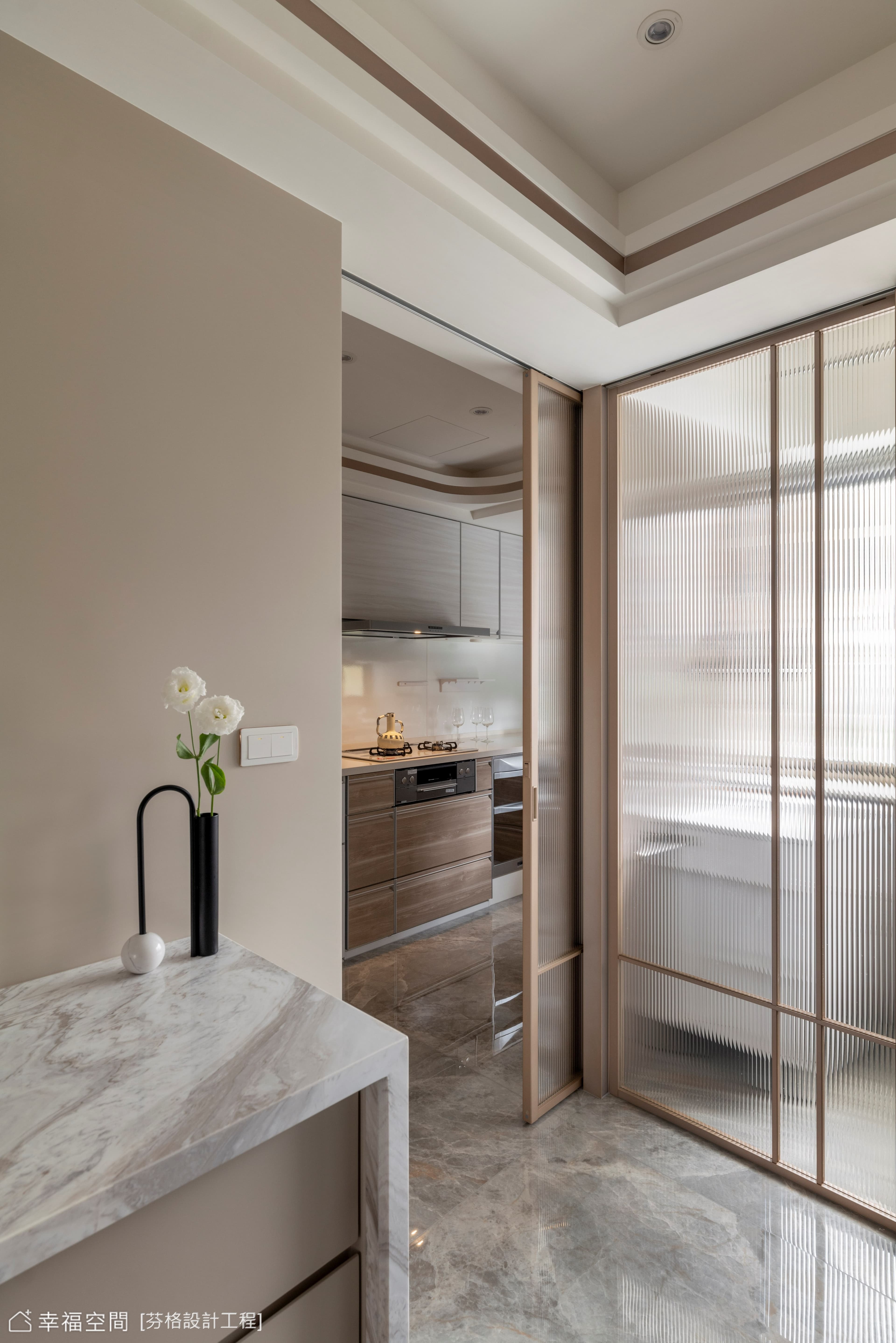 現代風客廳廚房開放設計