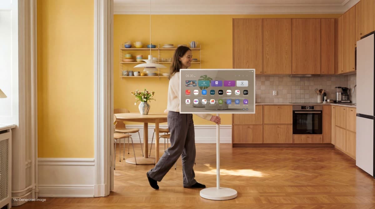 追劇何必守客廳！LG StanbyME 2 閨蜜機第二代 Max 32吋4K登場 4.5小時無線續航且可拆卸，娛樂跟著生活自由移動