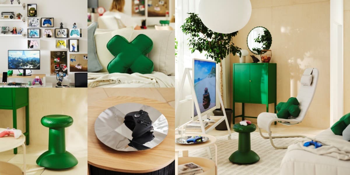 IKEA 攜手 XBOX 推出 YXSTABY 系列！搖桿椅凳、十字鍵靠枕等 10 款玩家家具家飾亮點一次看
