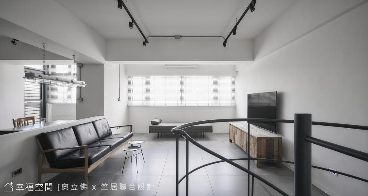 灰白X木質輕旋漫舞 遞延內斂優雅質感｜現代風｜60坪