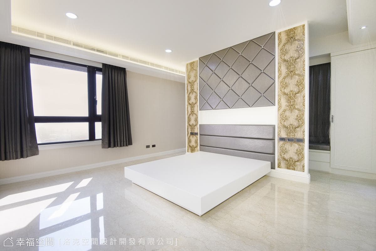 以白為基底， 塑造高貴典雅的空間感