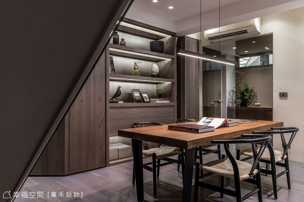 老屋變身住辦合一宅 型塑多元風格空間感