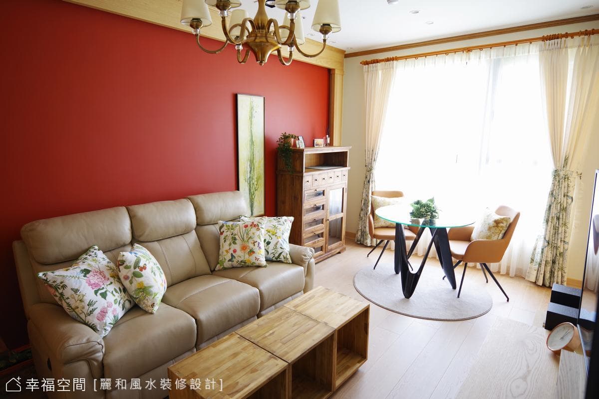 美式渡假風，閨蜜們的恬息空間│13坪
