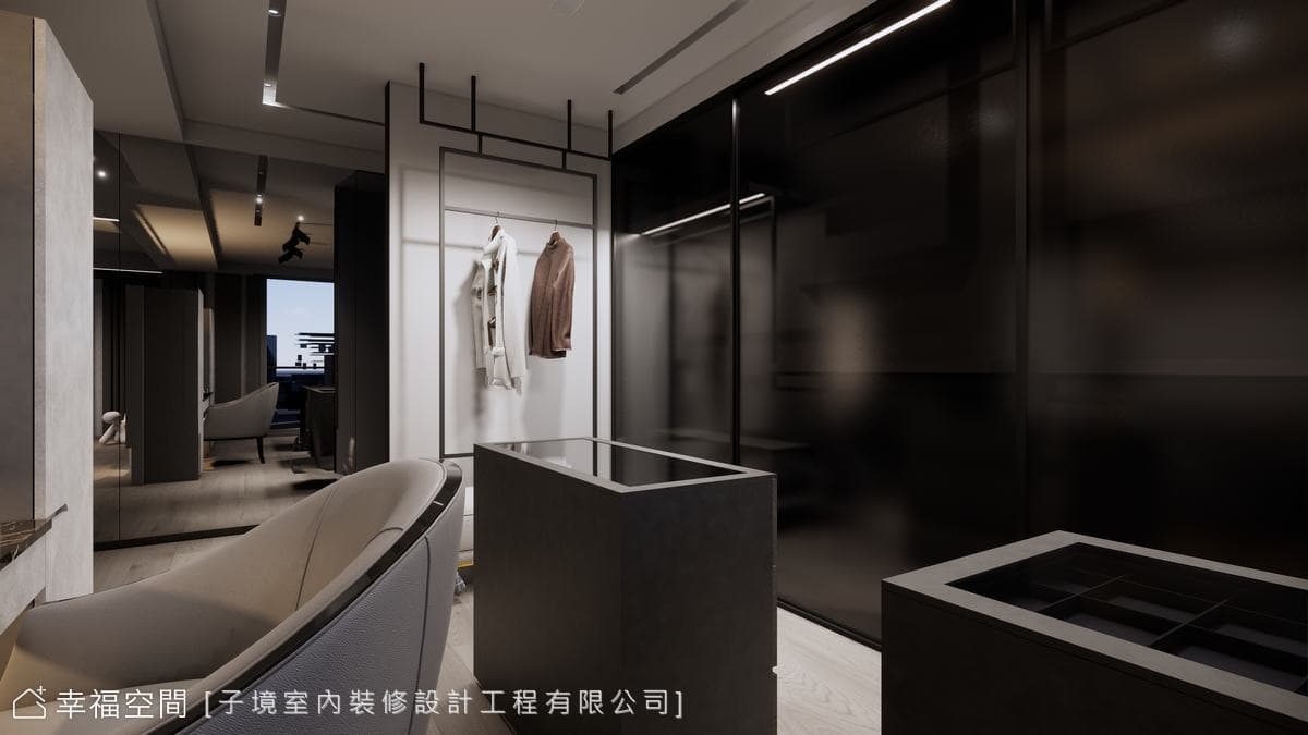 灰階基調交織異材質 打造舒適現代質感宅