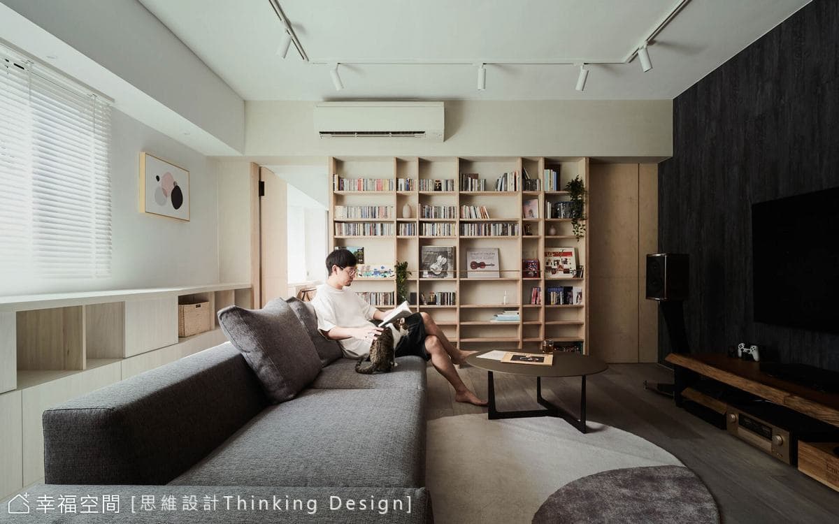 老屋換新顏 開闊格局變身簡約日式文青宅