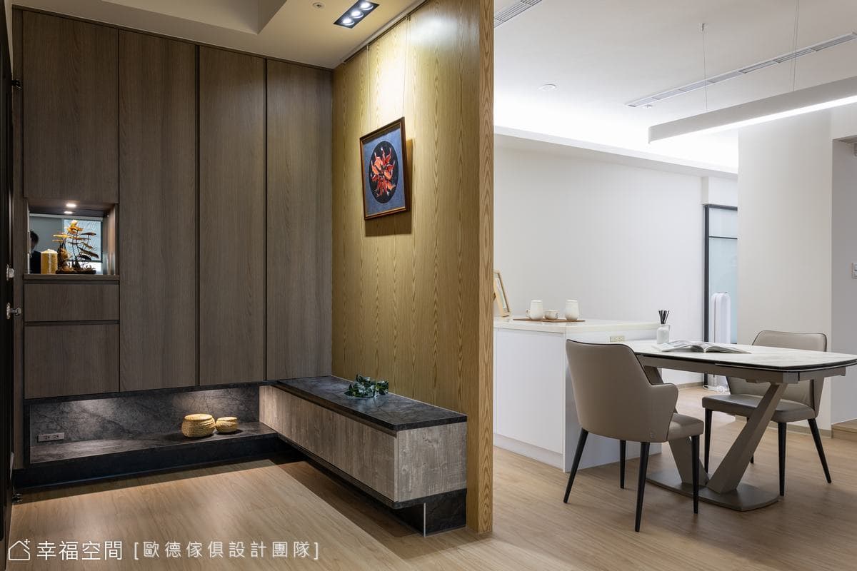 解構老舊商空格局 轉化為星級飯店般的舒適宅│31坪│2房、1廳、1衛