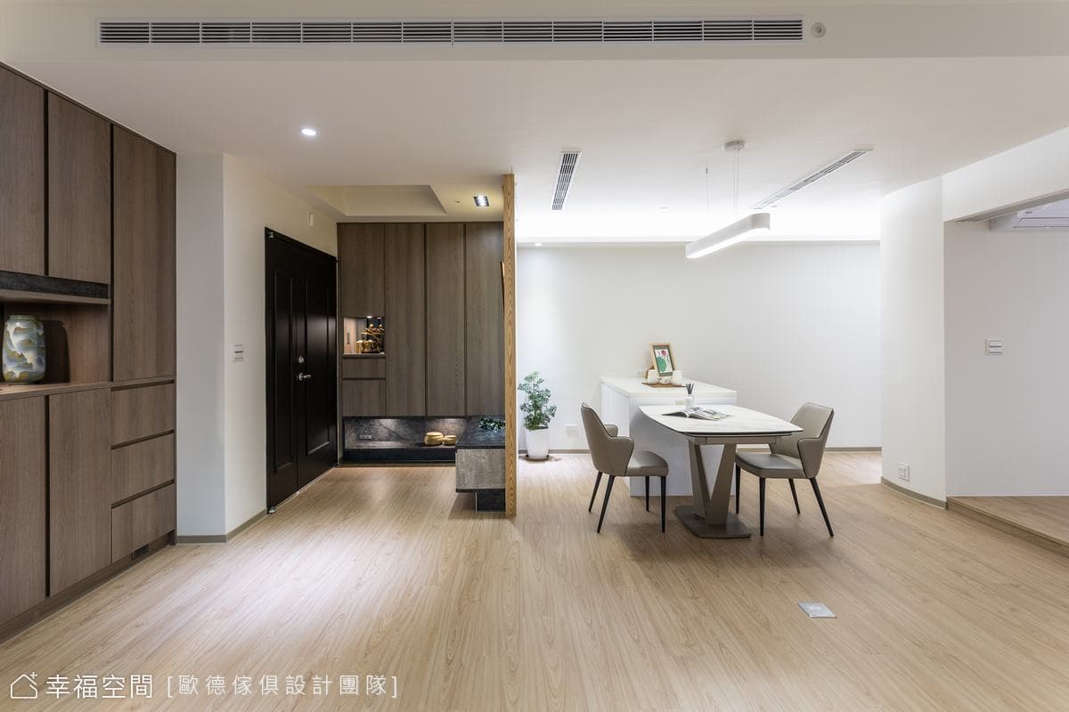 解構老舊商空格局 轉化為星級飯店般的舒適宅│31坪│2房、1廳、1衛