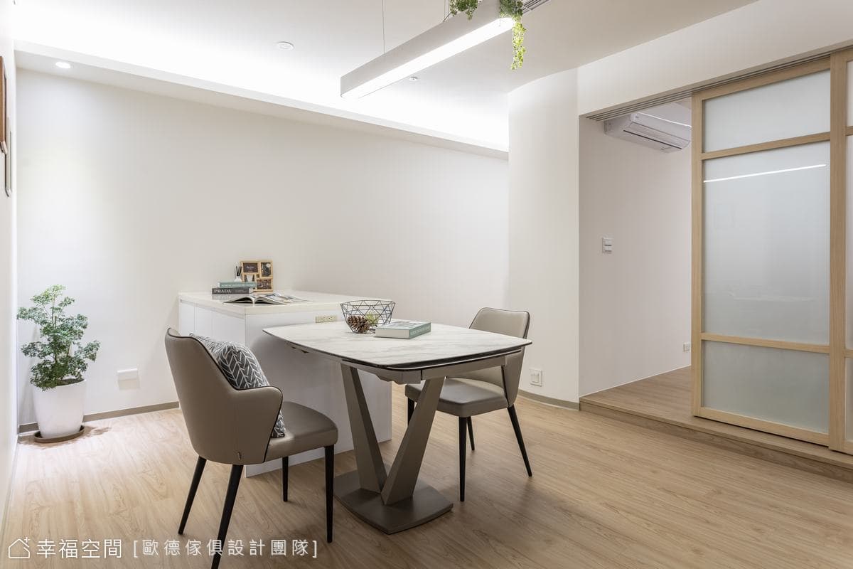 解構老舊商空格局 轉化為星級飯店般的舒適宅│31坪│2房、1廳、1衛