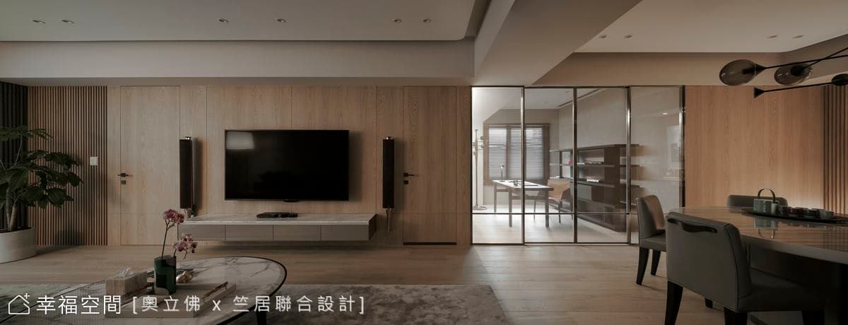 浮世中的微光森林｜現代風｜65坪｜3 房、2廳、2衛