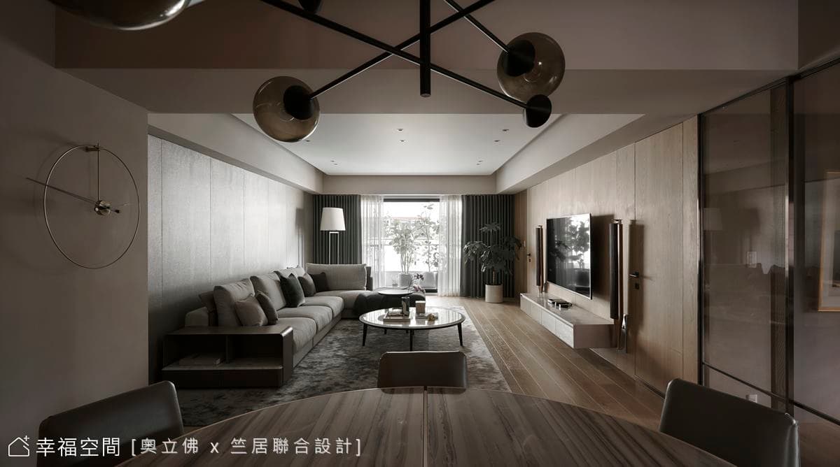 浮世中的微光森林｜現代風｜65坪｜3 房、2廳、2衛