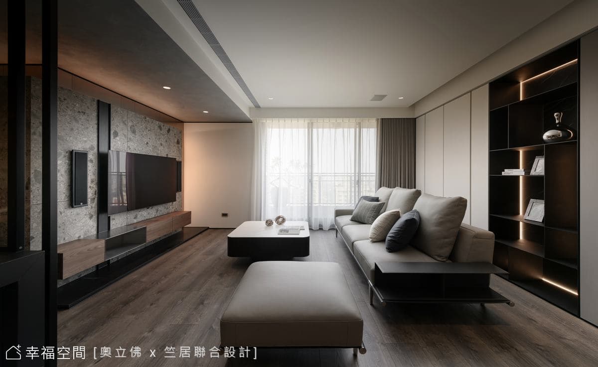 現代人文風尚 譜寫一個人的精彩生活｜現代風格｜58坪｜2房、2廳、2 衛