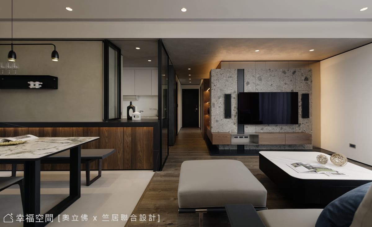 現代人文風尚 譜寫一個人的精彩生活｜現代風格｜58坪｜2房、2廳、2 衛