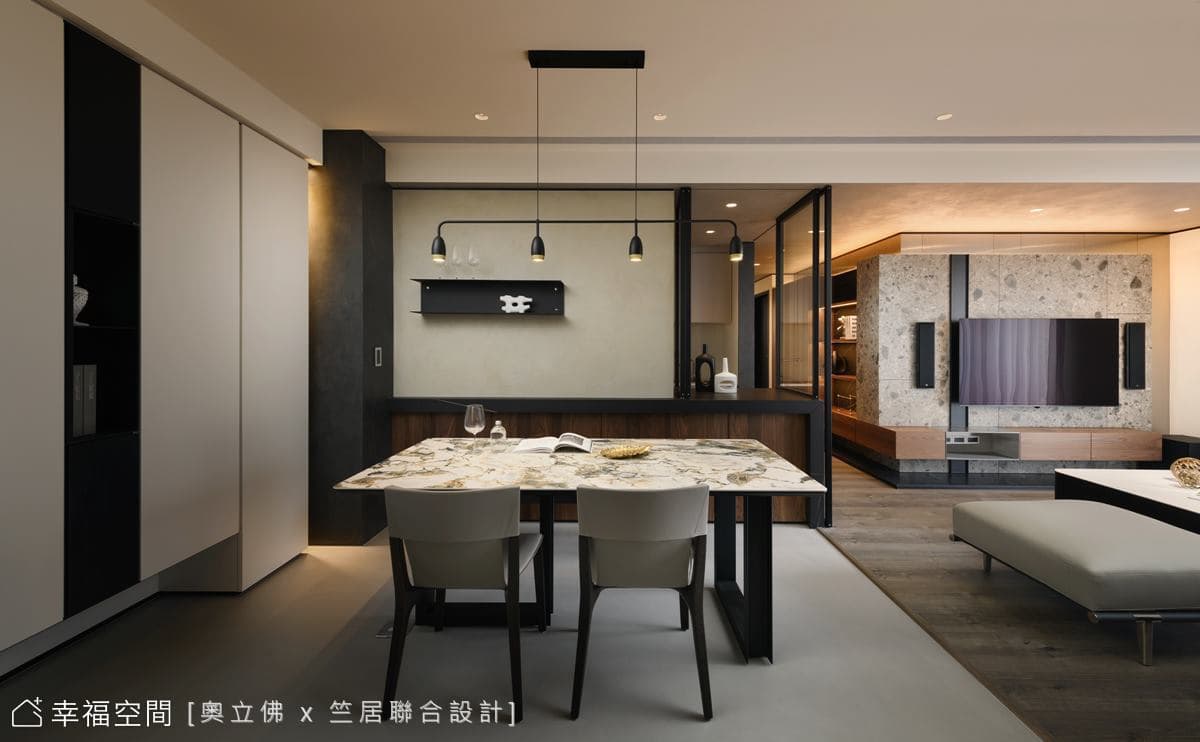 現代人文風尚 譜寫一個人的精彩生活｜現代風格｜58坪｜2房、2廳、2 衛