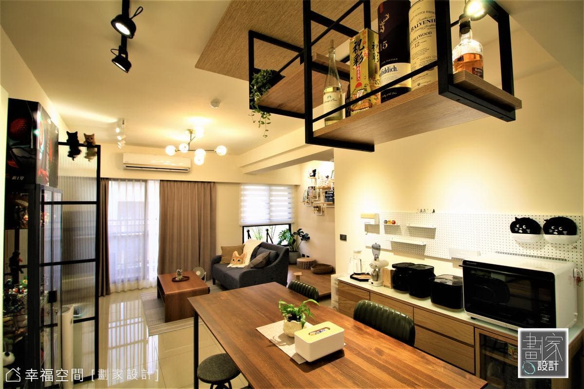 融合人貓同居需求 百萬預算打造Loft輕工業宅