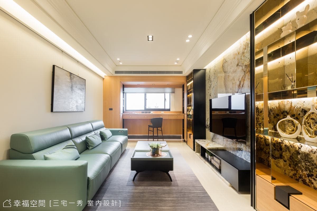 河岸景觀宅 打造夢想杜拜柏金屋｜27坪