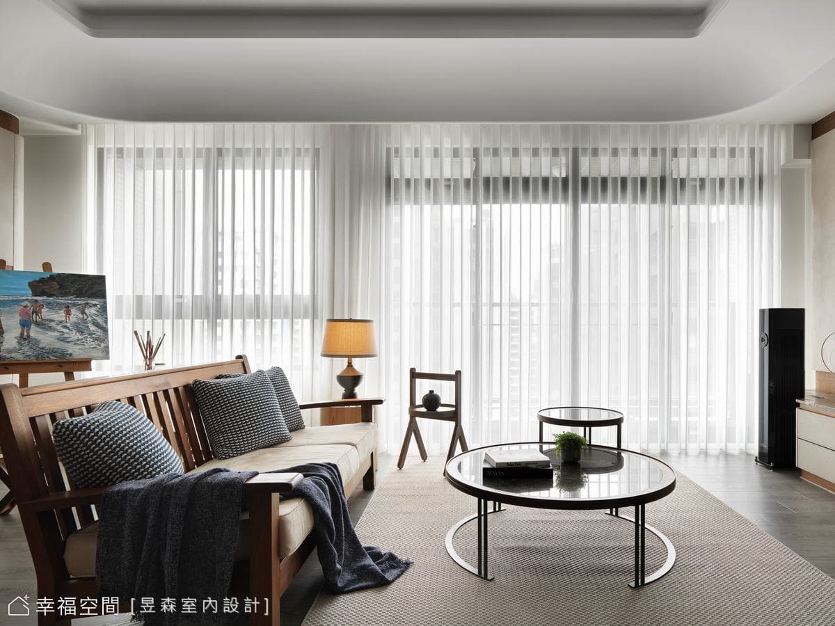 繪以溫潤彩度 勾勒明亮舒心宅│現代休閒多元風│30坪