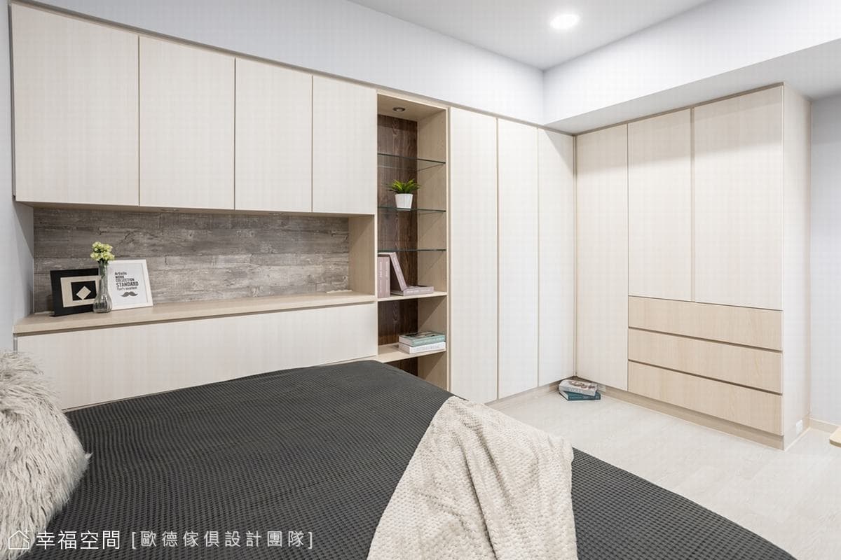 以雙倍空間尺度創造Max收納機能，圍塑高品質進階生活！│現代簡約風│33坪