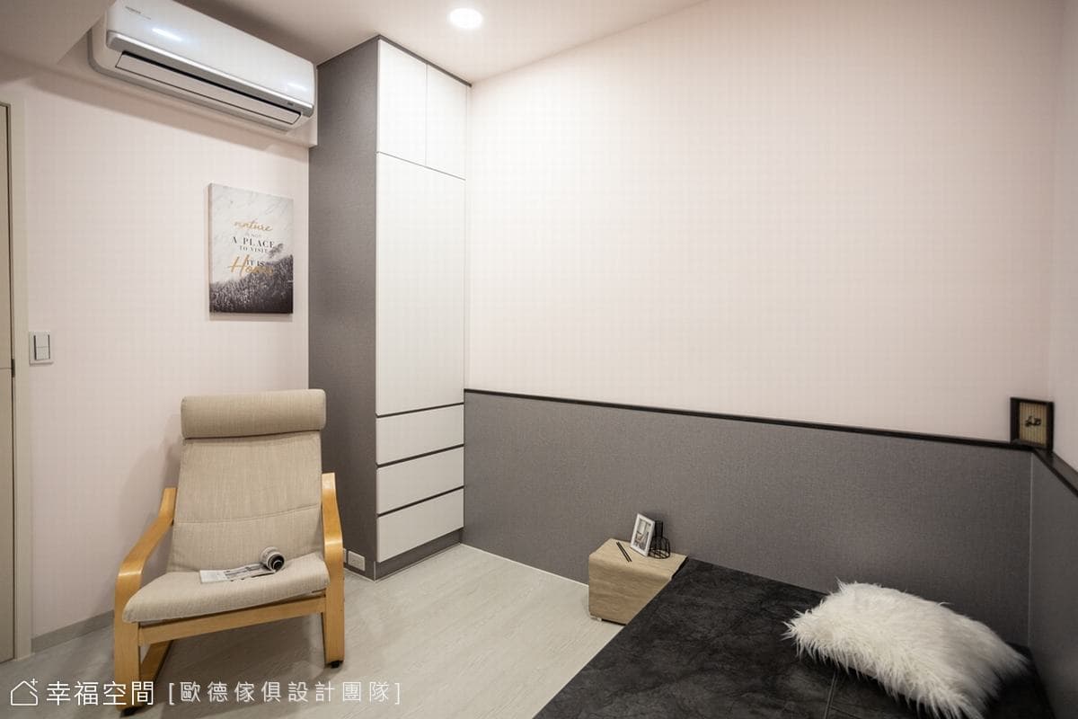 以雙倍空間尺度創造Max收納機能，圍塑高品質進階生活！│現代簡約風│33坪