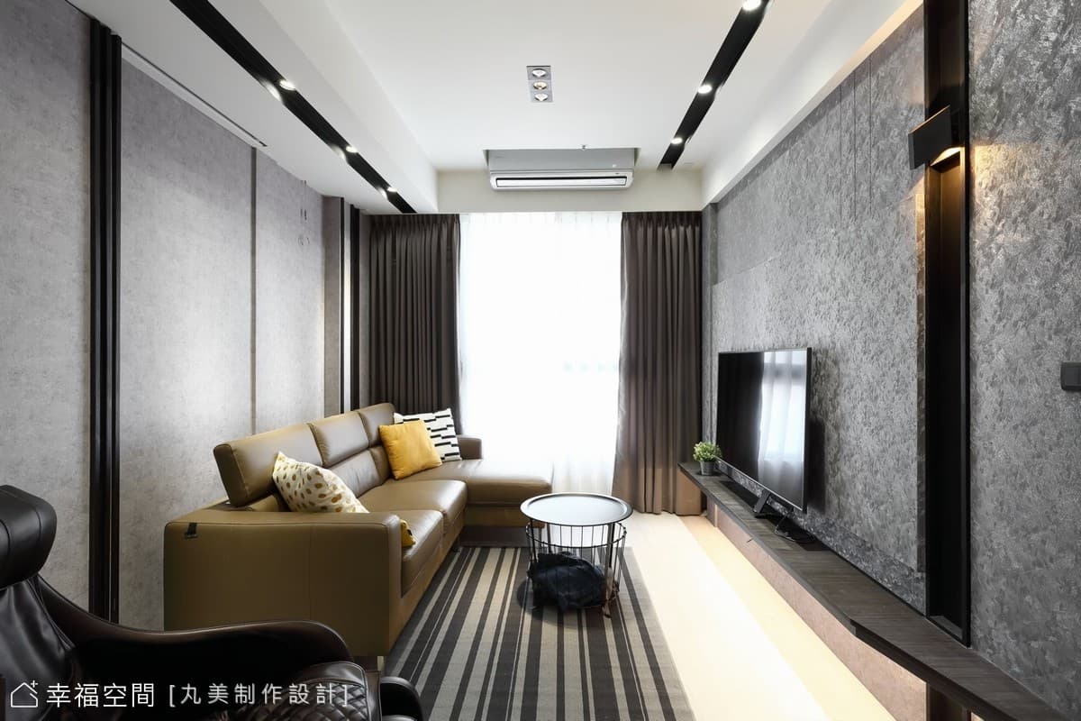玩轉色彩反差 變換空間趣味 | 現代風 | 25坪