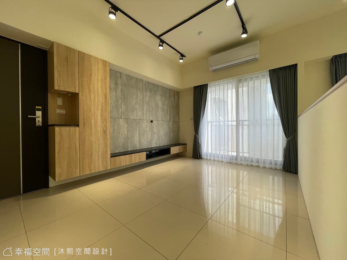 開闊簡約 台中小坪數2房1廳 | 現代風 | 18坪