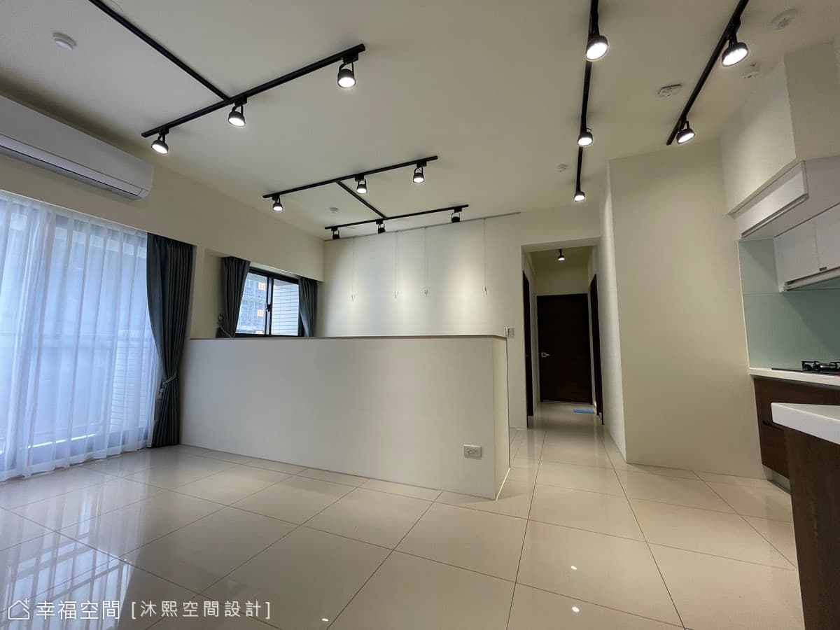 開闊簡約 台中小坪數2房1廳 | 現代風 | 18坪