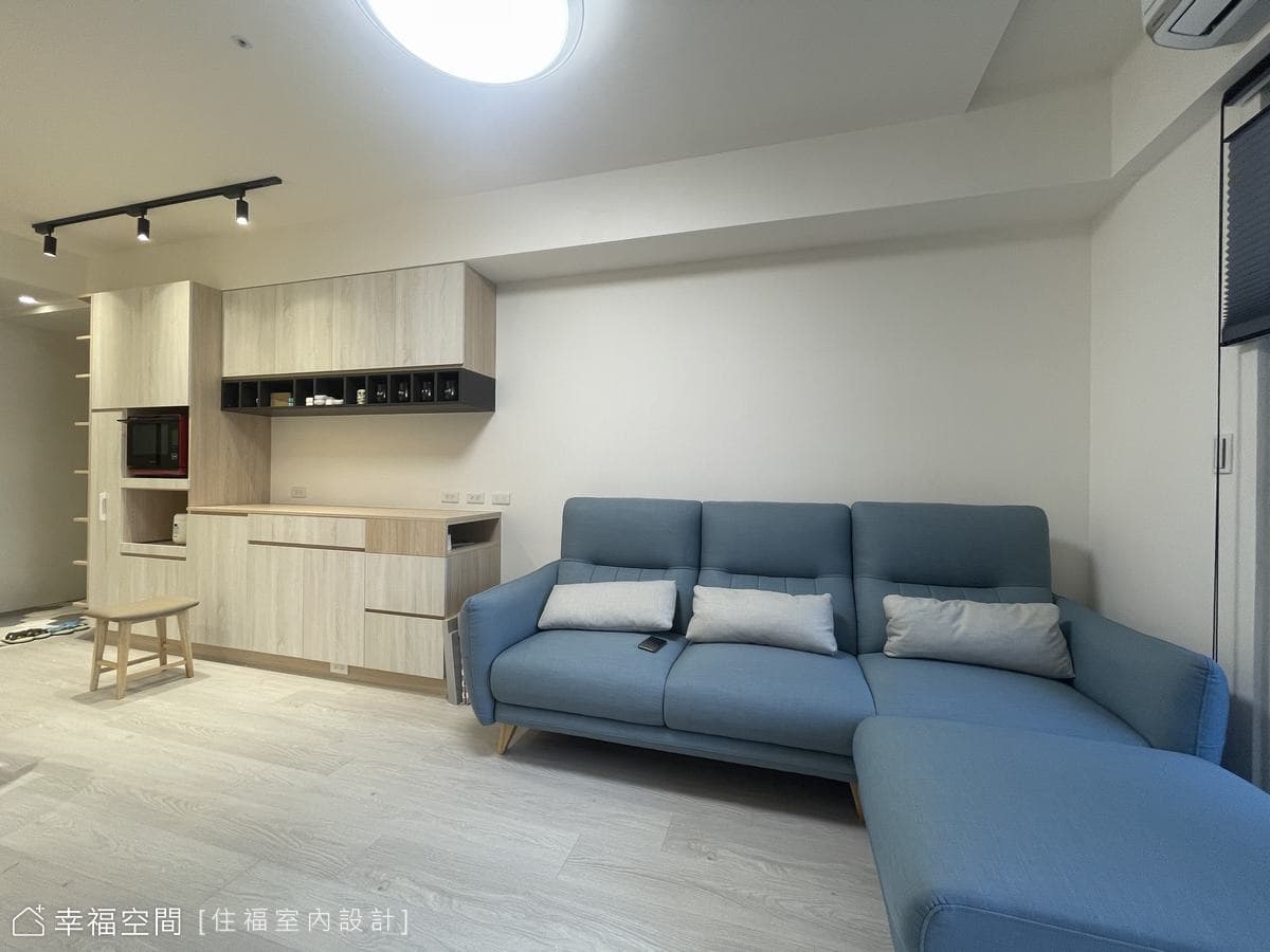 勾勒木質與色塊 打造輕北歐現代親子宅│老屋翻新