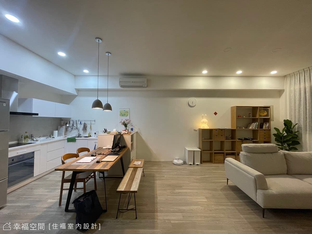 自然小清新 簡約木質感寓所｜30坪｜2房、2廳、2衛