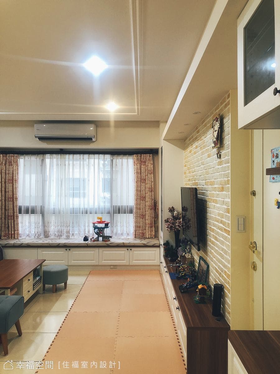 暖黃質韻圍塑溫馨鄉村風美宅│30坪