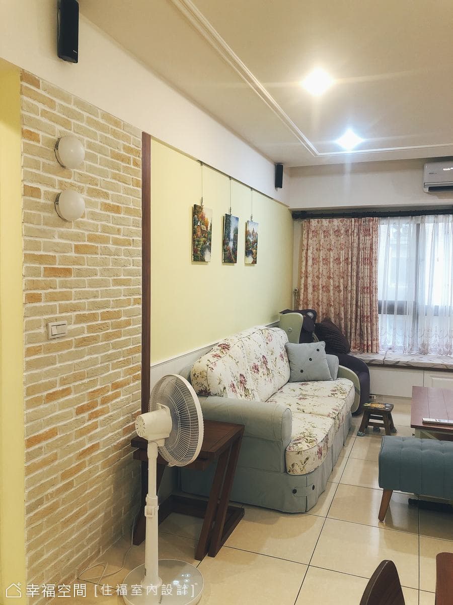 暖黃質韻圍塑溫馨鄉村風美宅│30坪