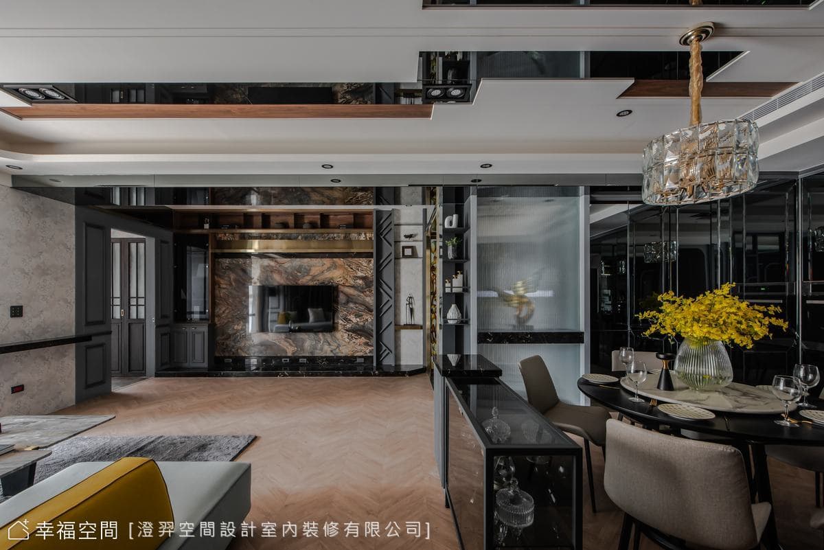 38坪時尚精品宅 他將一間房打造為現代酒窖│新古典奢華風