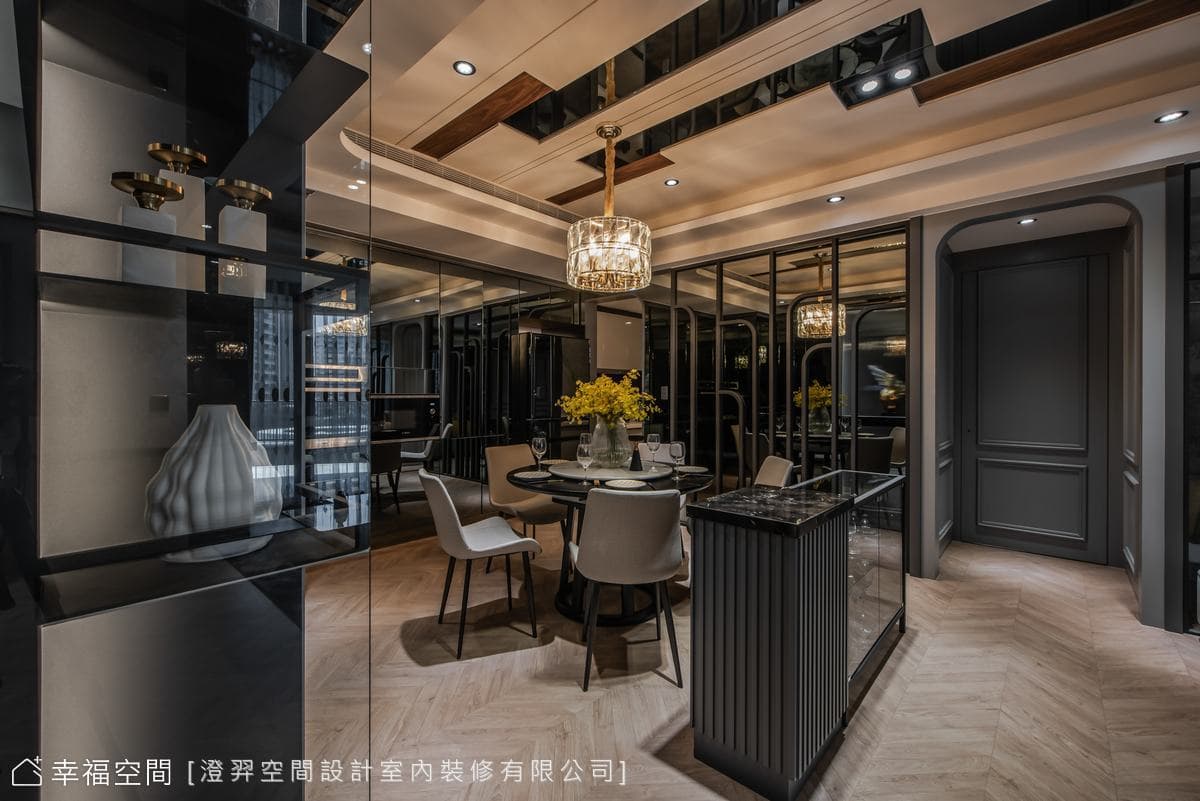 38坪時尚精品宅 他將一間房打造為現代酒窖│新古典奢華風