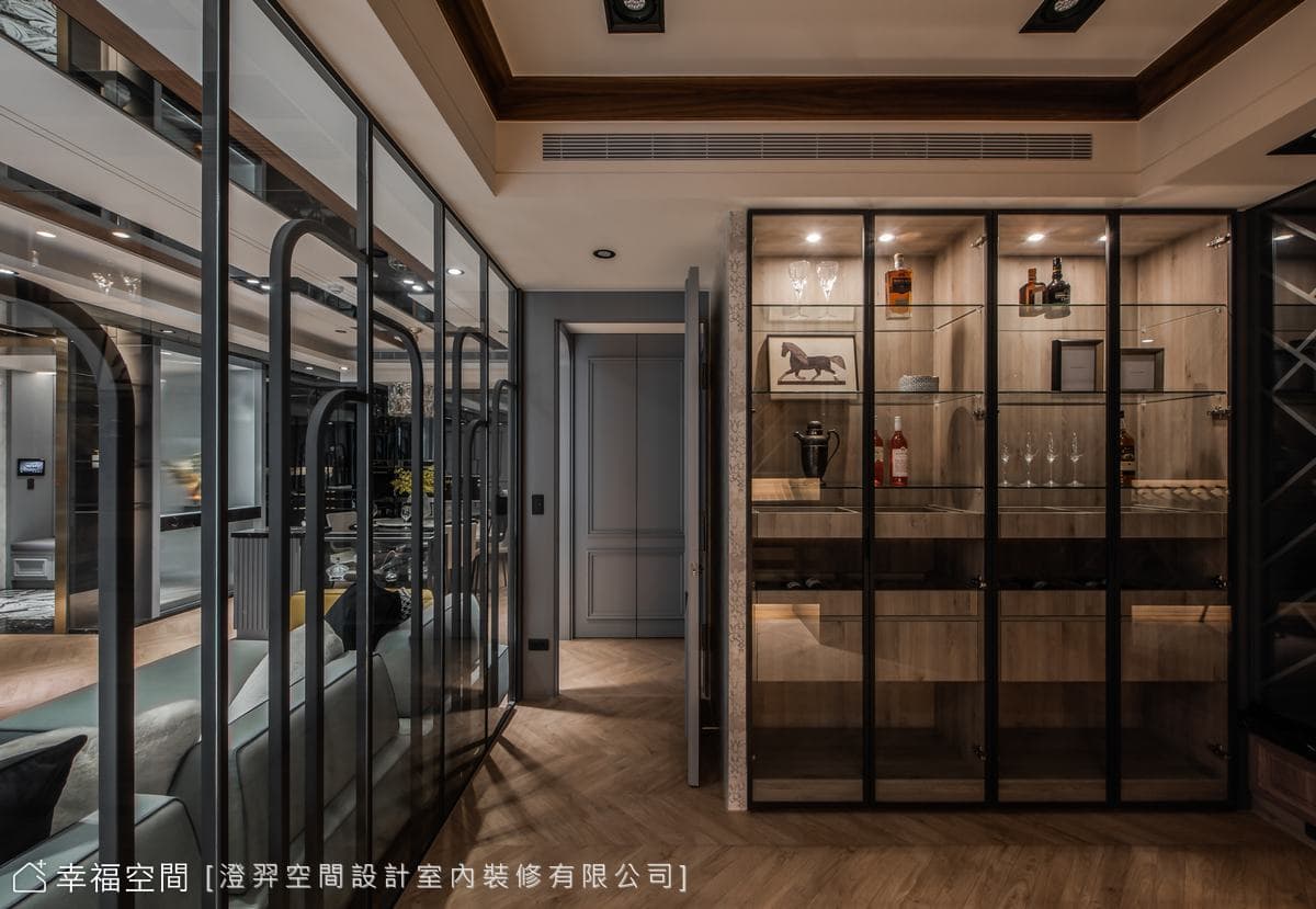 38坪時尚精品宅 他將一間房打造為現代酒窖│新古典奢華風