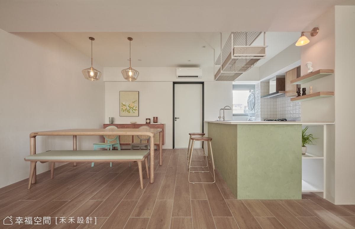 揉光乍現，35坪老宅優雅翻新｜休閒多元｜35坪｜3房、2廳、2衛