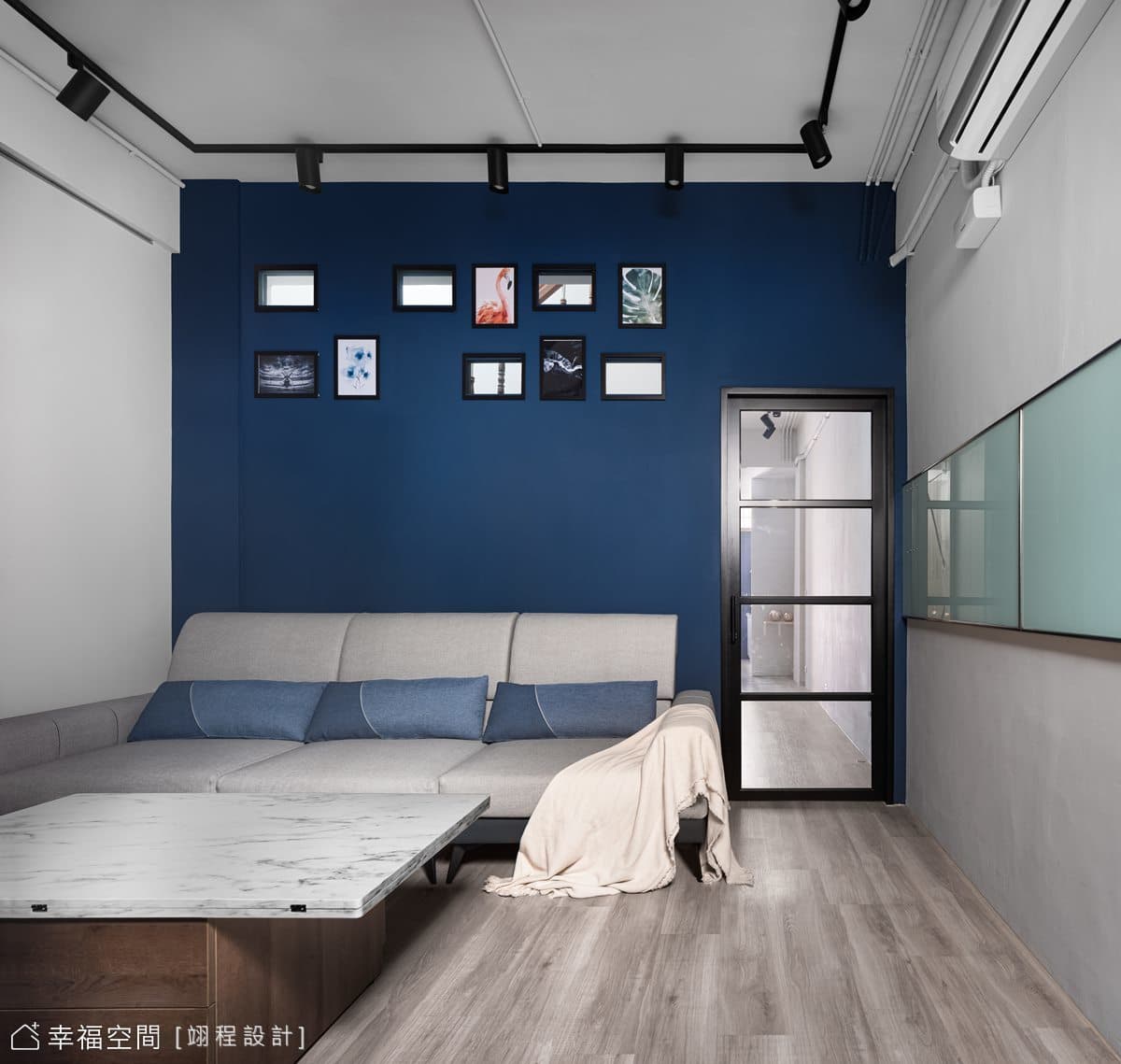 輕工業×簡約 老屋翻修煥然一新｜20坪｜1房、2廳、1衛
