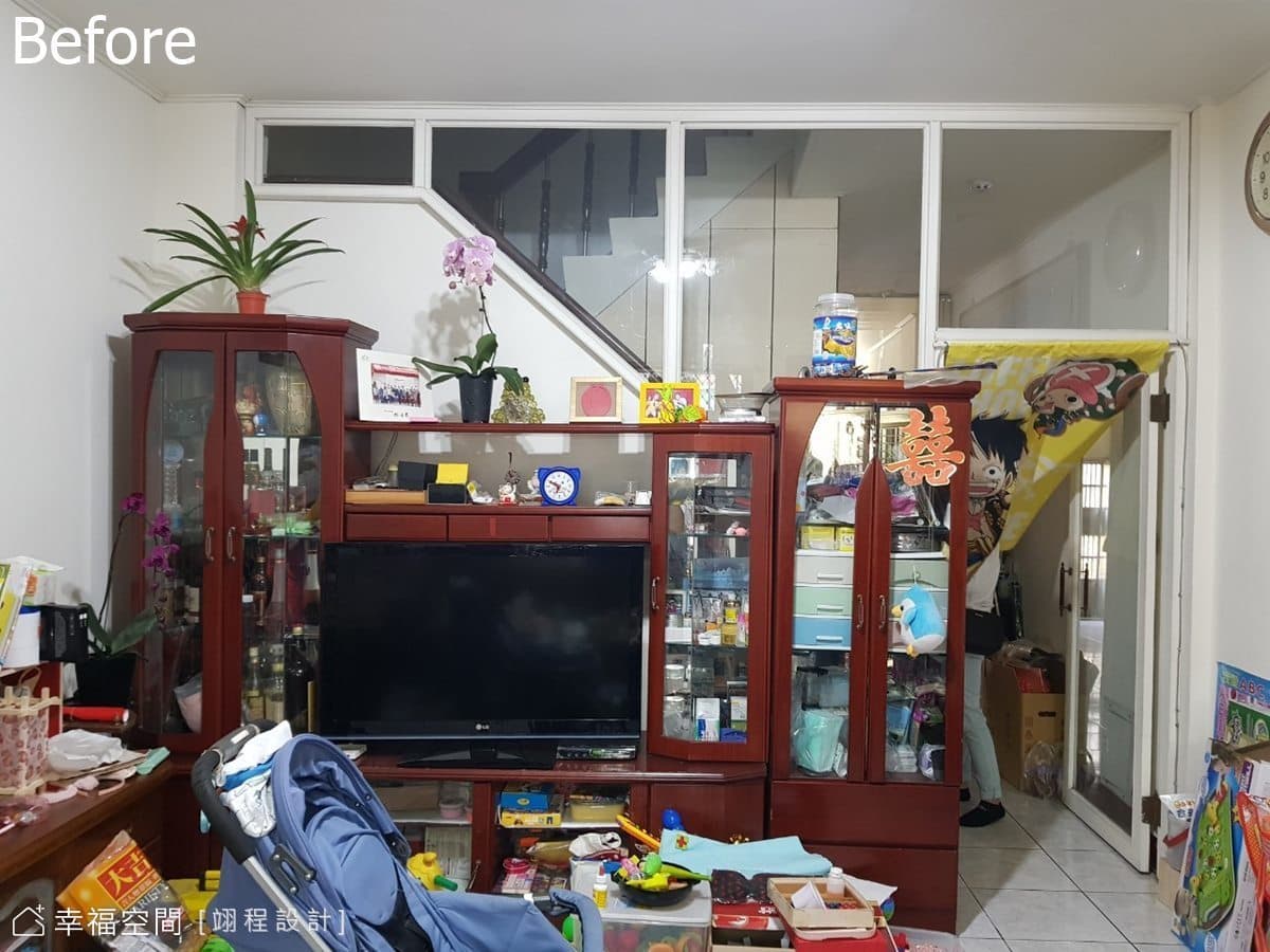 輕工業×簡約 老屋翻修煥然一新｜20坪｜1房、2廳、1衛