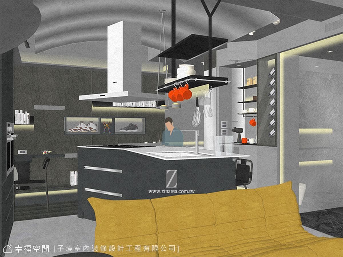 型男機師的家，客變前衛機艙風居宅│前衛風│20坪
