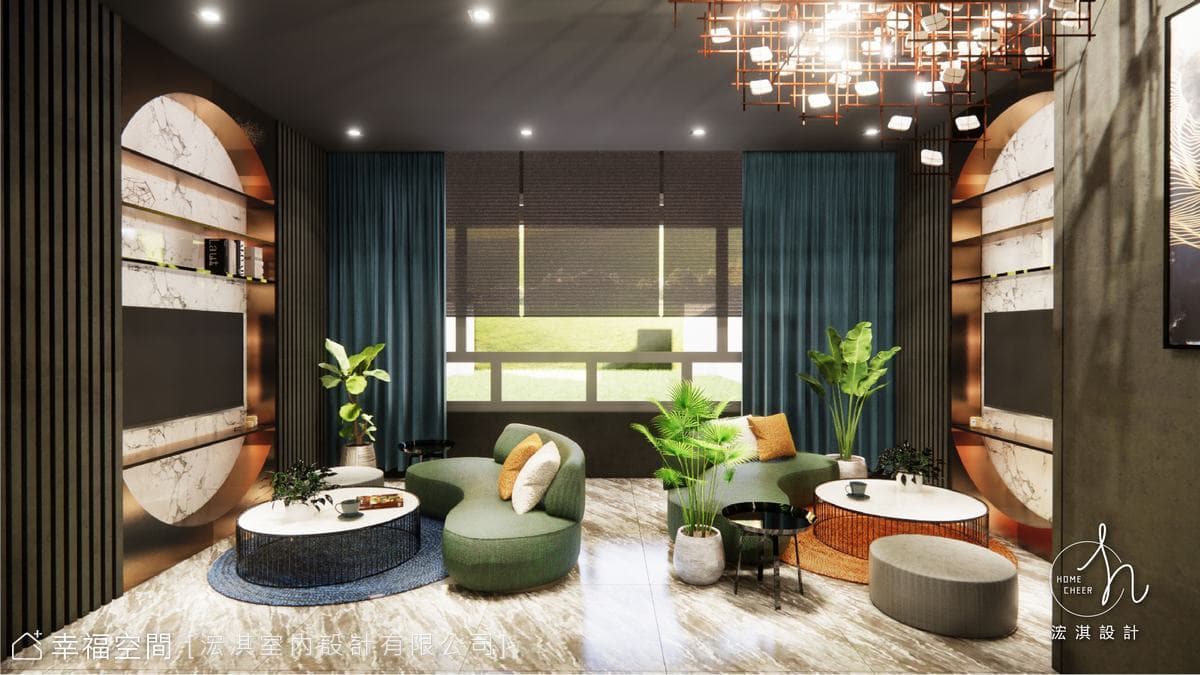 HC Design│富禾上景建案設計│美式風│120坪
