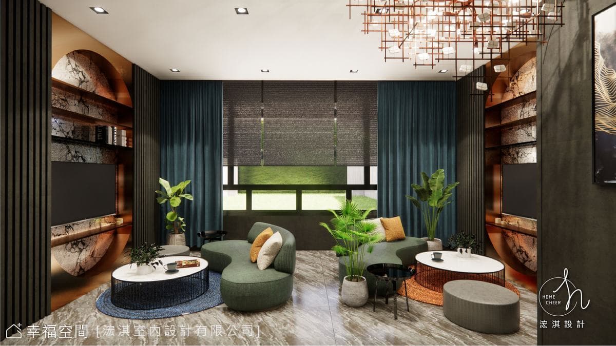 HC Design│富禾上景建案設計│美式風│120坪