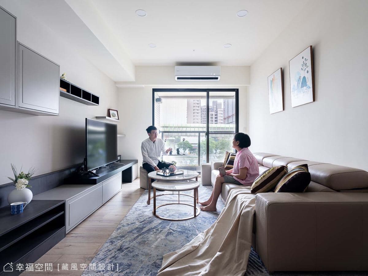 洗鍊美學-簡約之美-沐光樂活｜現代風｜25坪｜2房、2廳、2衛