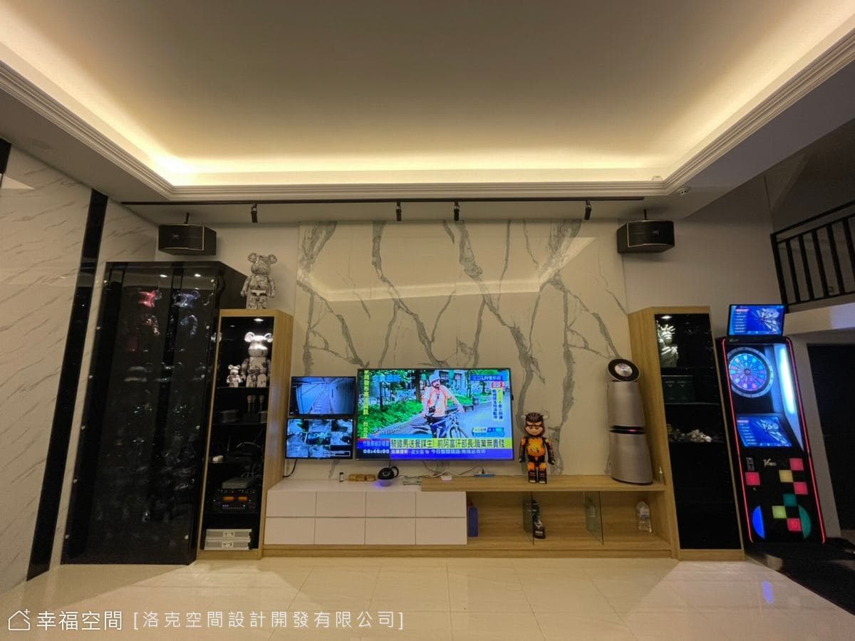 現代奢華混搭語彙 交織愜意休閒精緻宅所│20坪
