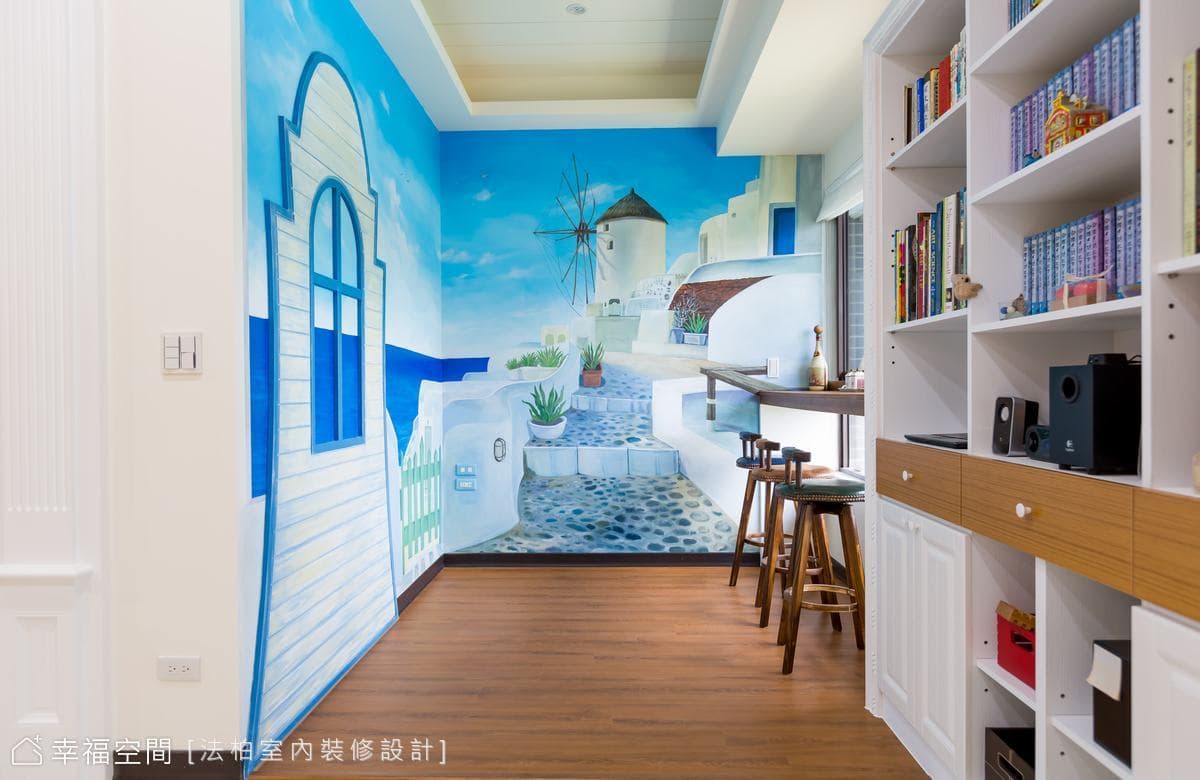 他的家就像在南法旅遊 兼具渡假與商務機能│地中海風